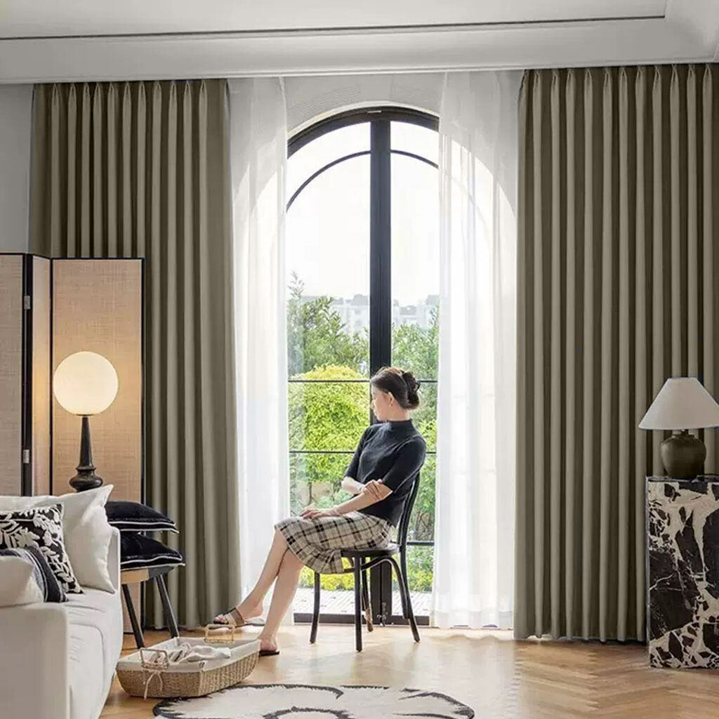 ARÔME HOME Závěs zatemňovací pískově béžová, 135 x 245 cm