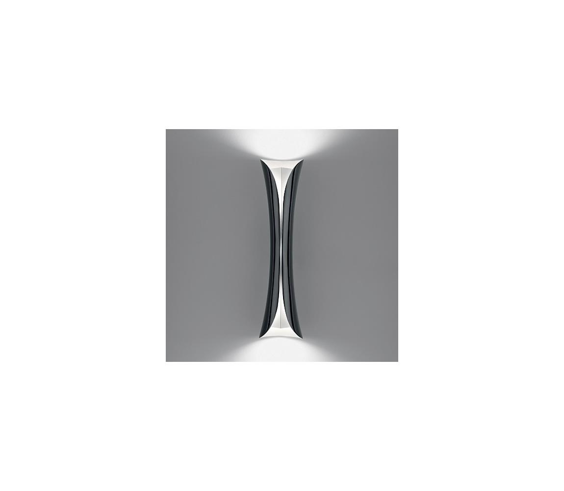 Artemide 1373010A - Nástěnné svítidlo CADMO 2xGU10/10W/230V černá 1373010A