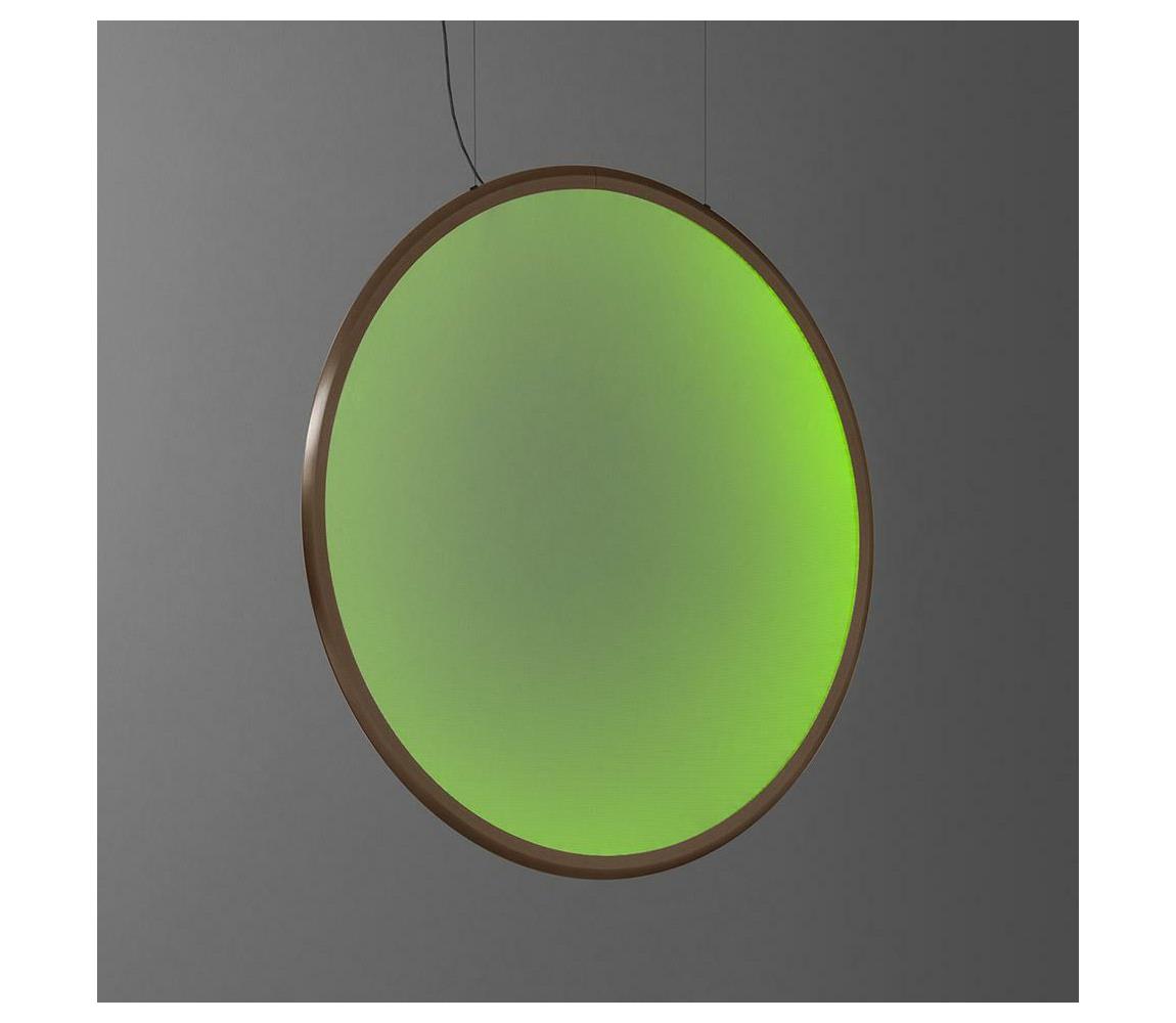 Artemide 1994360APP-LED RGBW Stm. lustr na lanku DISCOVERY LED/79W/230V bronzová 1994360APP