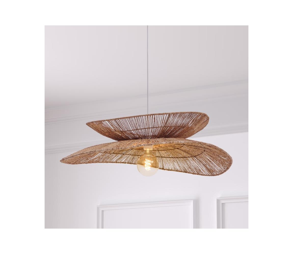 Atmosphera - Lustr na lanku ALARA 1xE27/40W/230V juta 202681