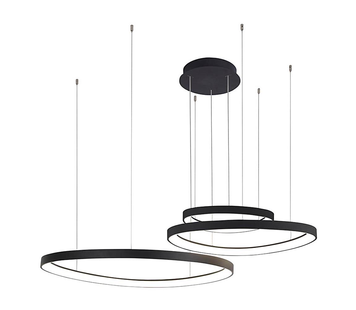 Azzardo  - LED Lustr na lanku AMANDA LED/150W/230V černá 