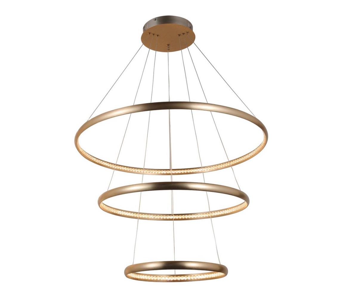 Azzardo  - LED Lustr na lanku BRIGHTON LED/55W/230V zlatá 