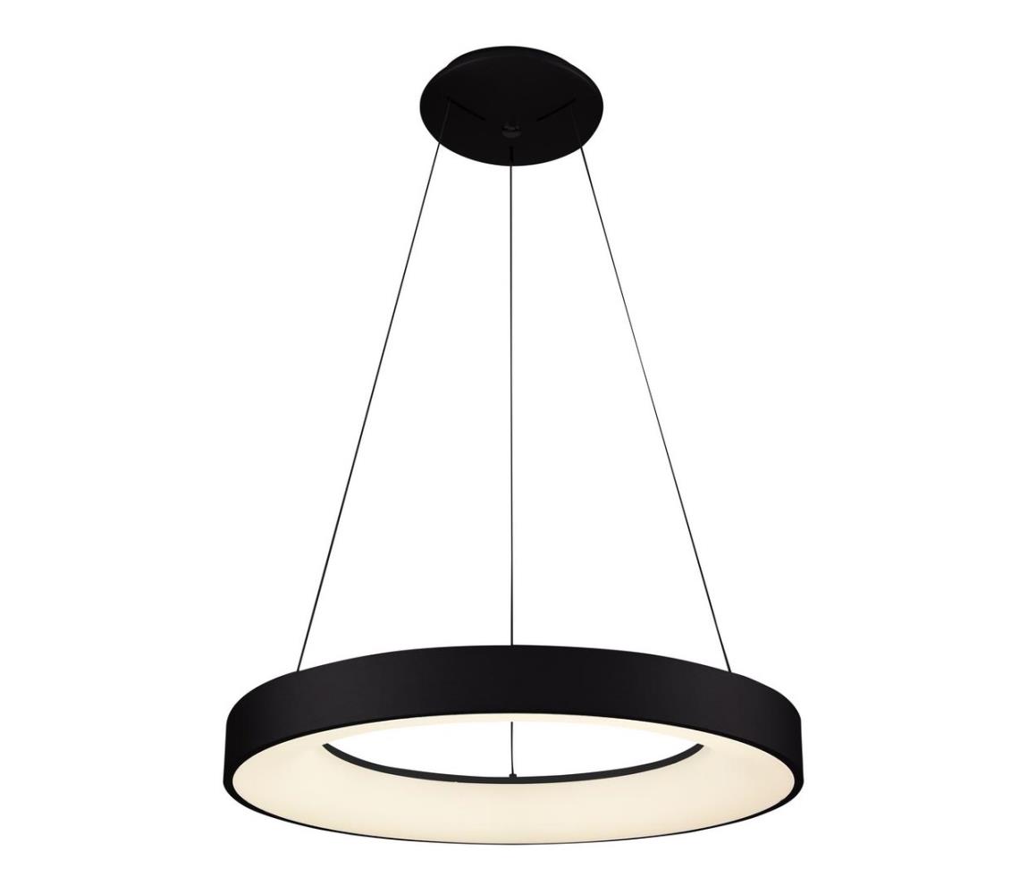 Azzardo  - LED Lustr na lanku SANTANA LED/30W/230V černá 
