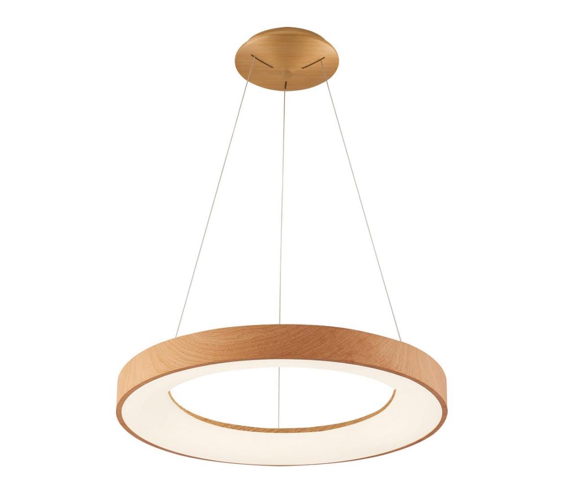 Azzardo  - LED Lustr na lanku SANTANA LED/30W/230V hnědá 