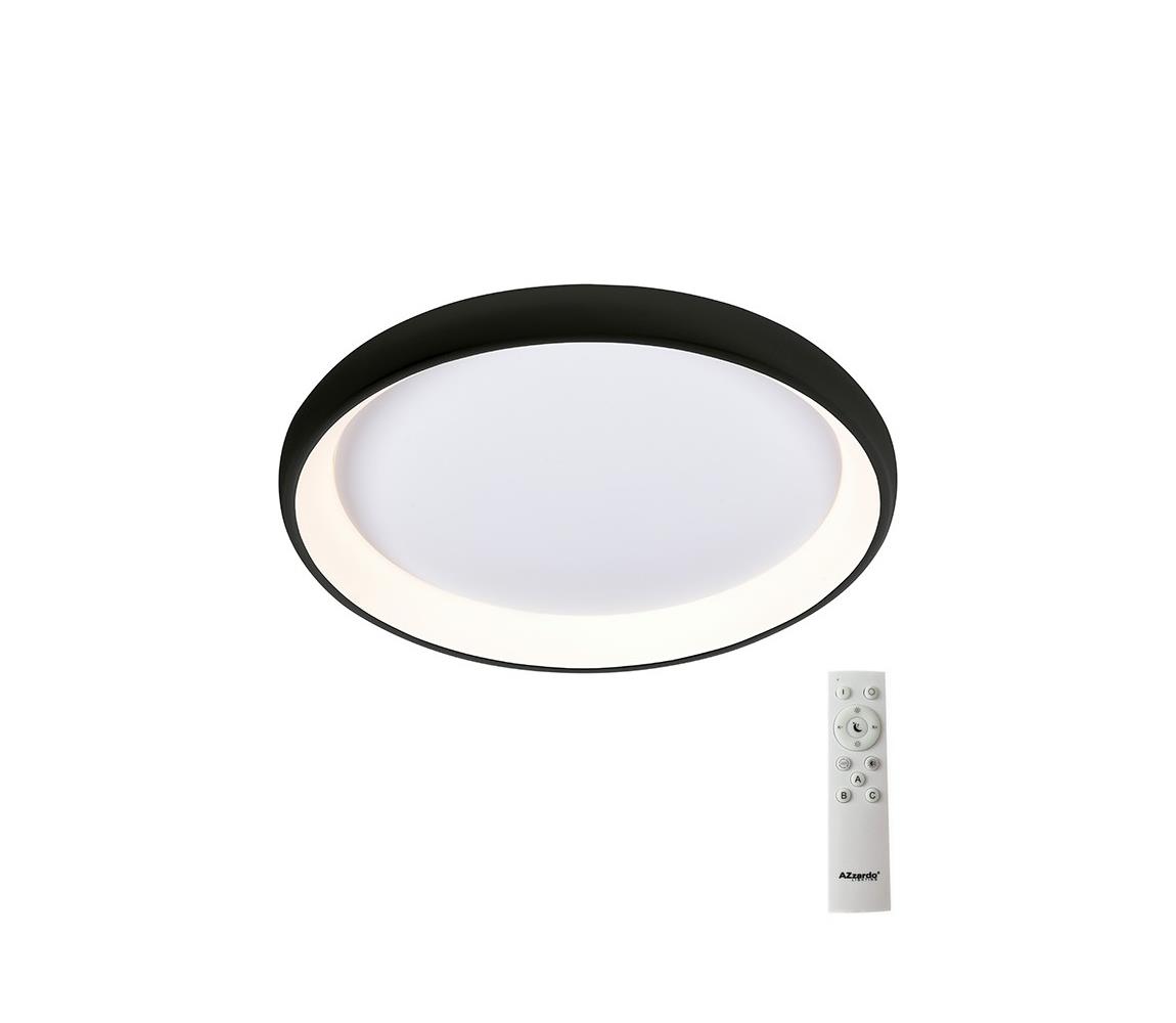 Azzardo  - LED Stmívatelné stropní svítidlo ANTONIO LED/50W/230V černá +DO 