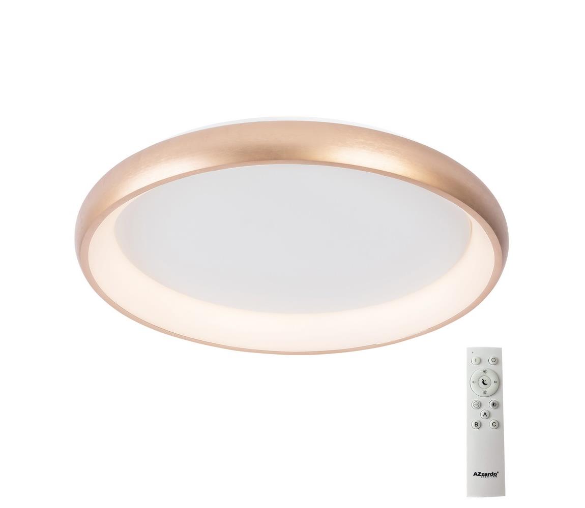 Azzardo  -LED Stmívatelné stropní svítidlo ANTONIO LED/80W/230V zlatá + DO 