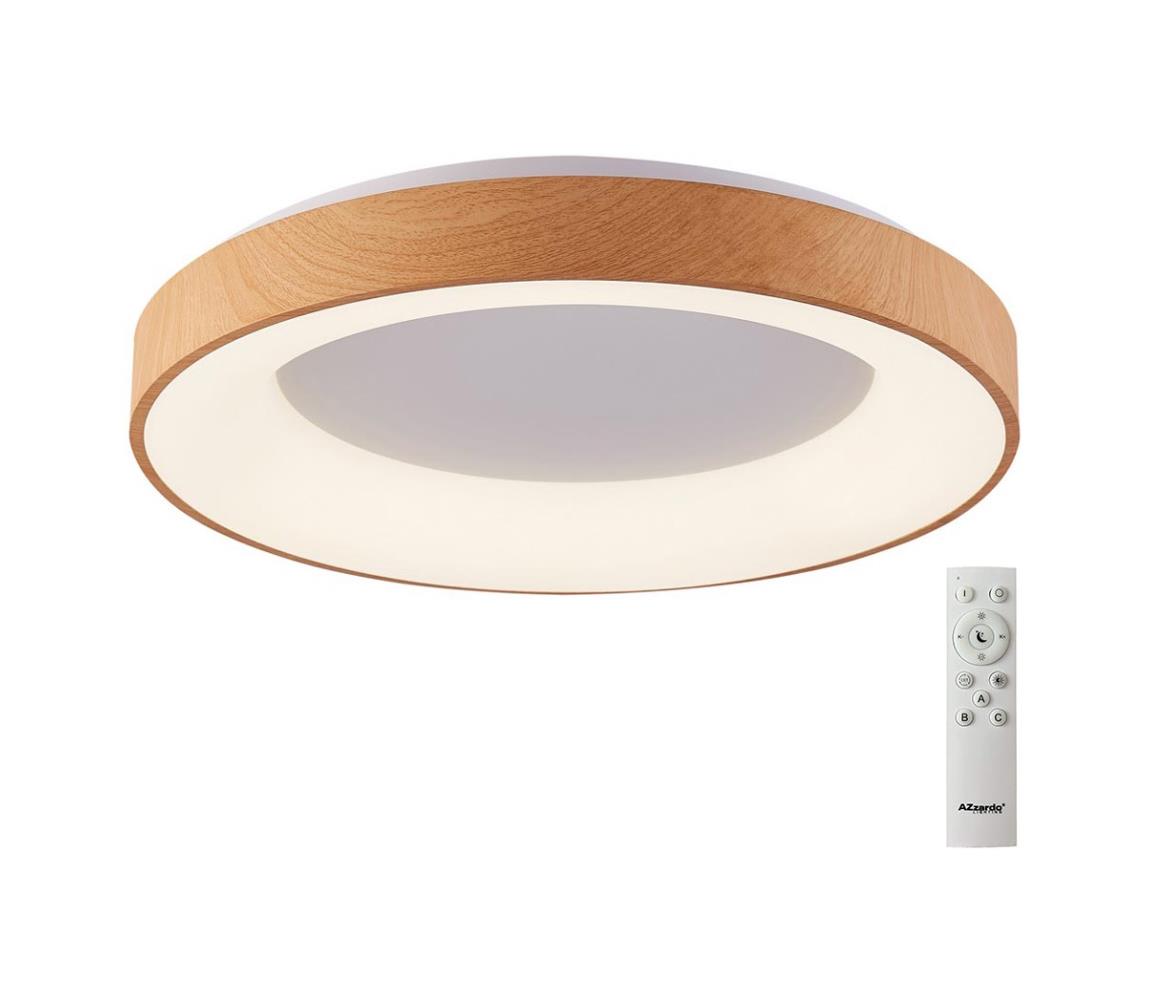 Azzardo  -LED Stmívatelné stropní svítidlo SANTANA LED/50W/230V hnědá + DO 
