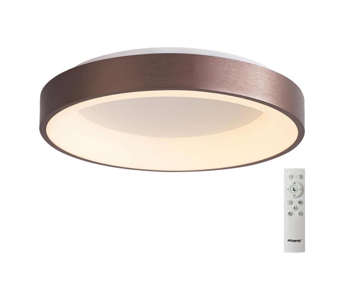 Azzardo -LED Stmívatelné stropní svítidlo SANTANA LED/50W/230V hnědá+DO 