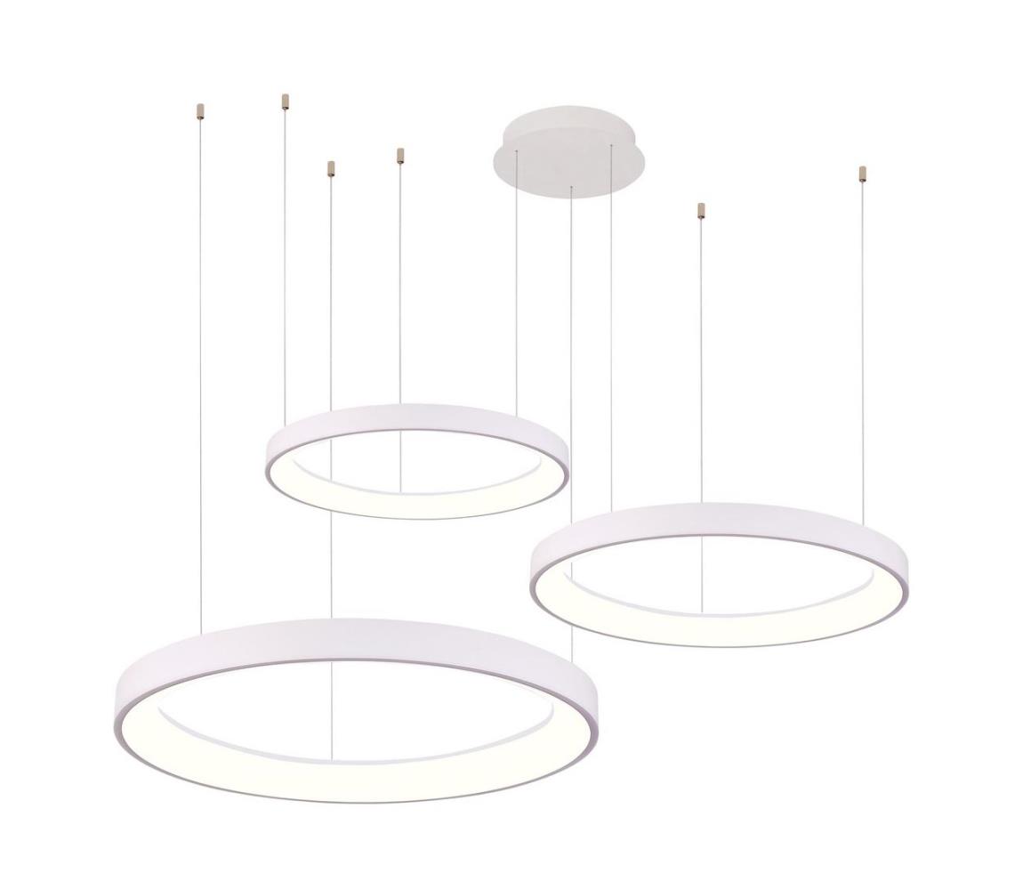 Azzardo  - LED Stmívatelný lustr na lanku AGNES LED/120W/230V bílá 