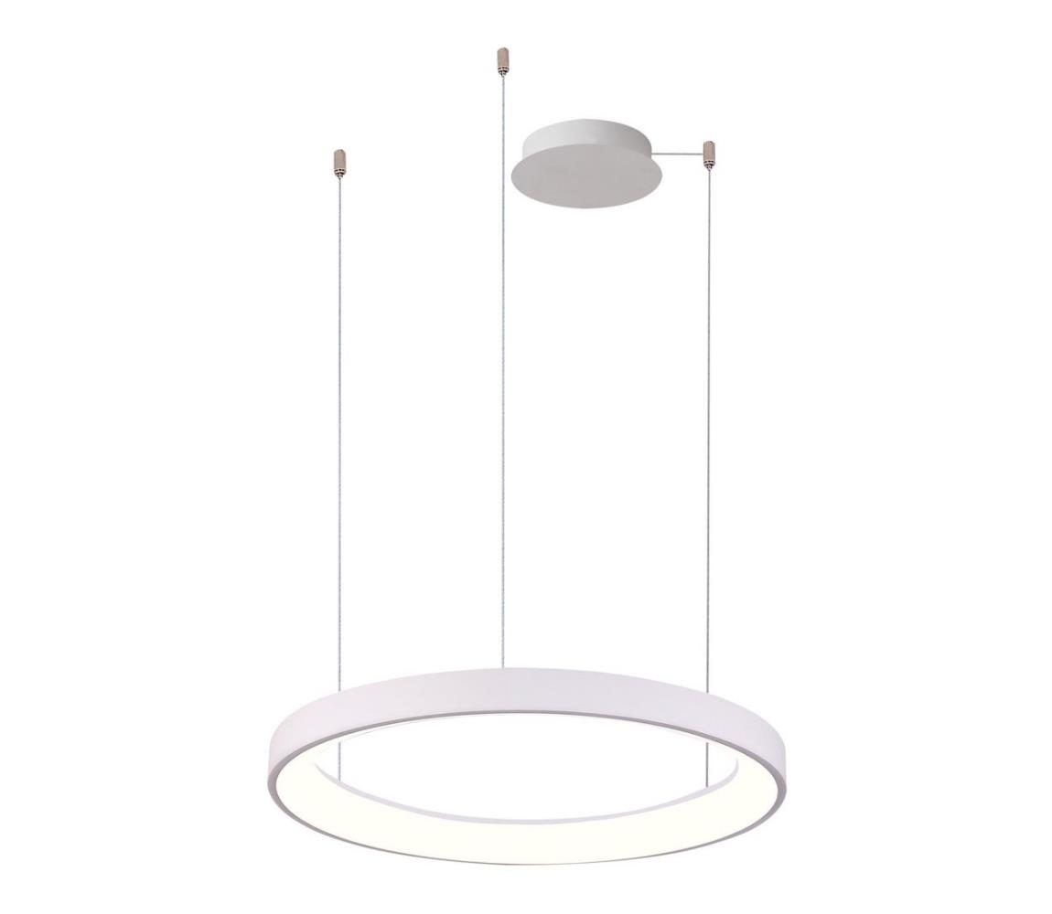 Azzardo  -LED Stmívatelný lustr na lanku AGNES LED/38W/230V pr. 48 cm bílá 