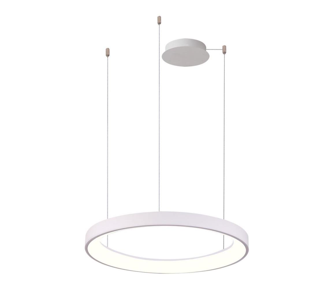 Azzardo  -LED Stmívatelný lustr na lanku AGNES LED/60W/230V pr. 78 cm bílá 