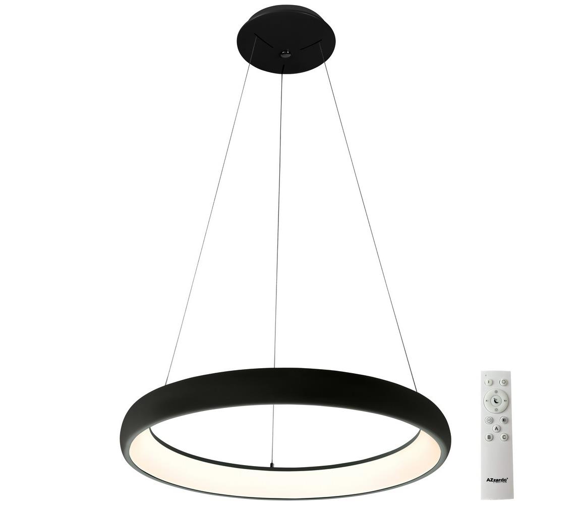 Azzardo  - LED Stmívatelný lustr na lanku ANTONIO LED/32W/230V černá + DO 