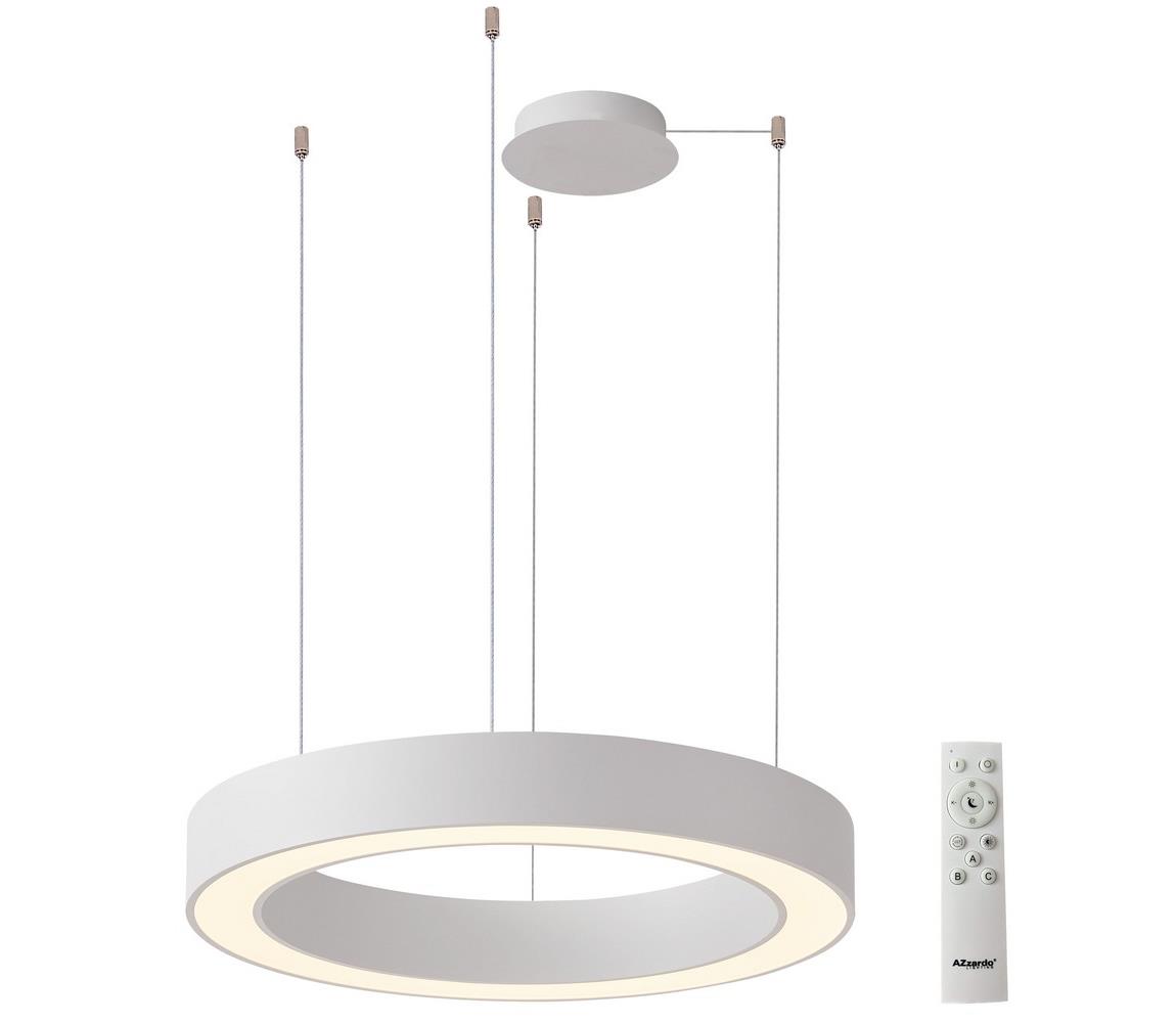 Azzardo  - LED Stmívatelný lustr na lanku MARCO LED/100W/230V bílá + DO 