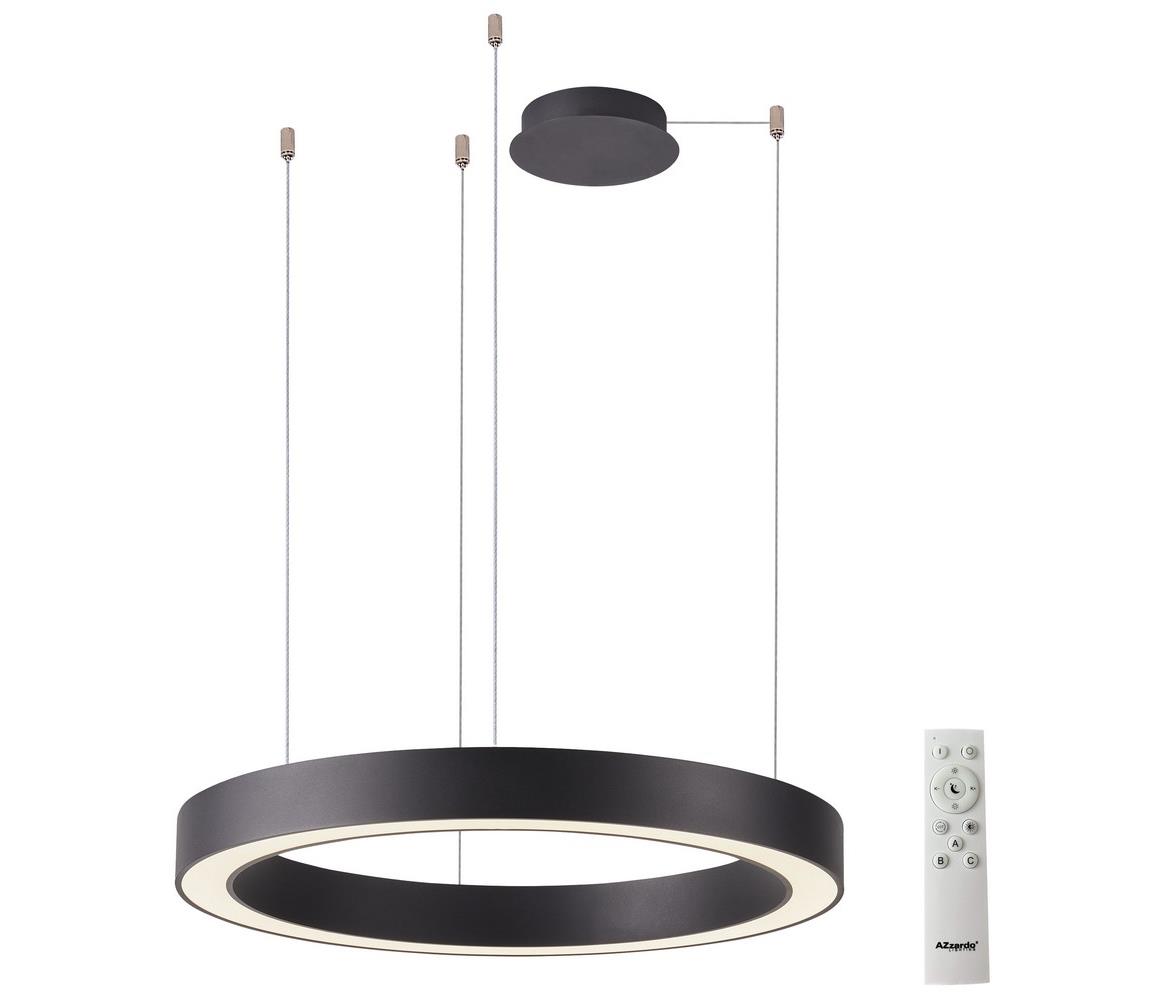 Azzardo  - LED Stmívatelný lustr na lanku MARCO LED/100W/230V černá + DO 