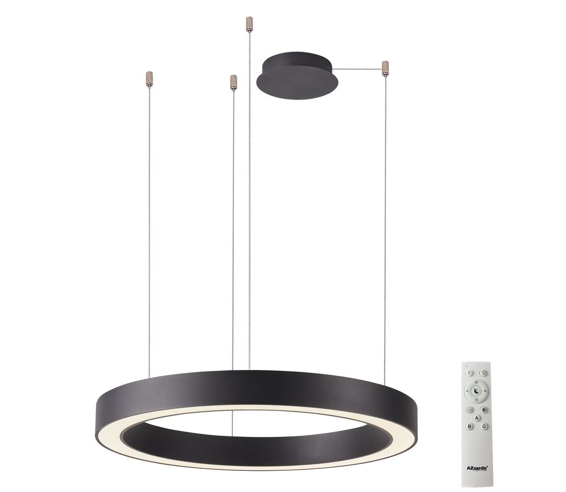 Azzardo  - LED Stmívatelný lustr na lanku MARCO LED/50W/230V černá + DO 