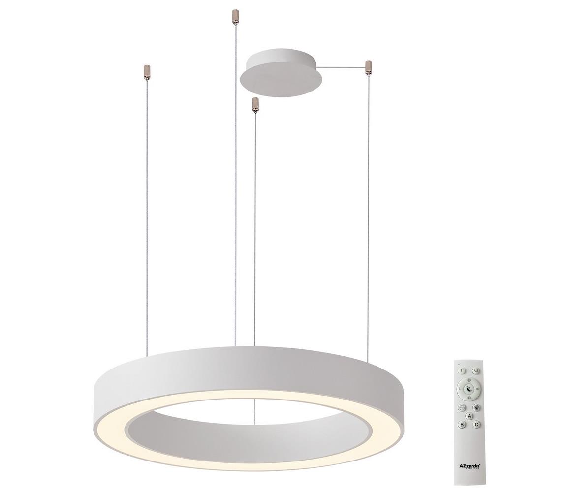 Azzardo  - LED Stmívatelný lustr na lanku MARCO LED/60W/230V bílá + DO 