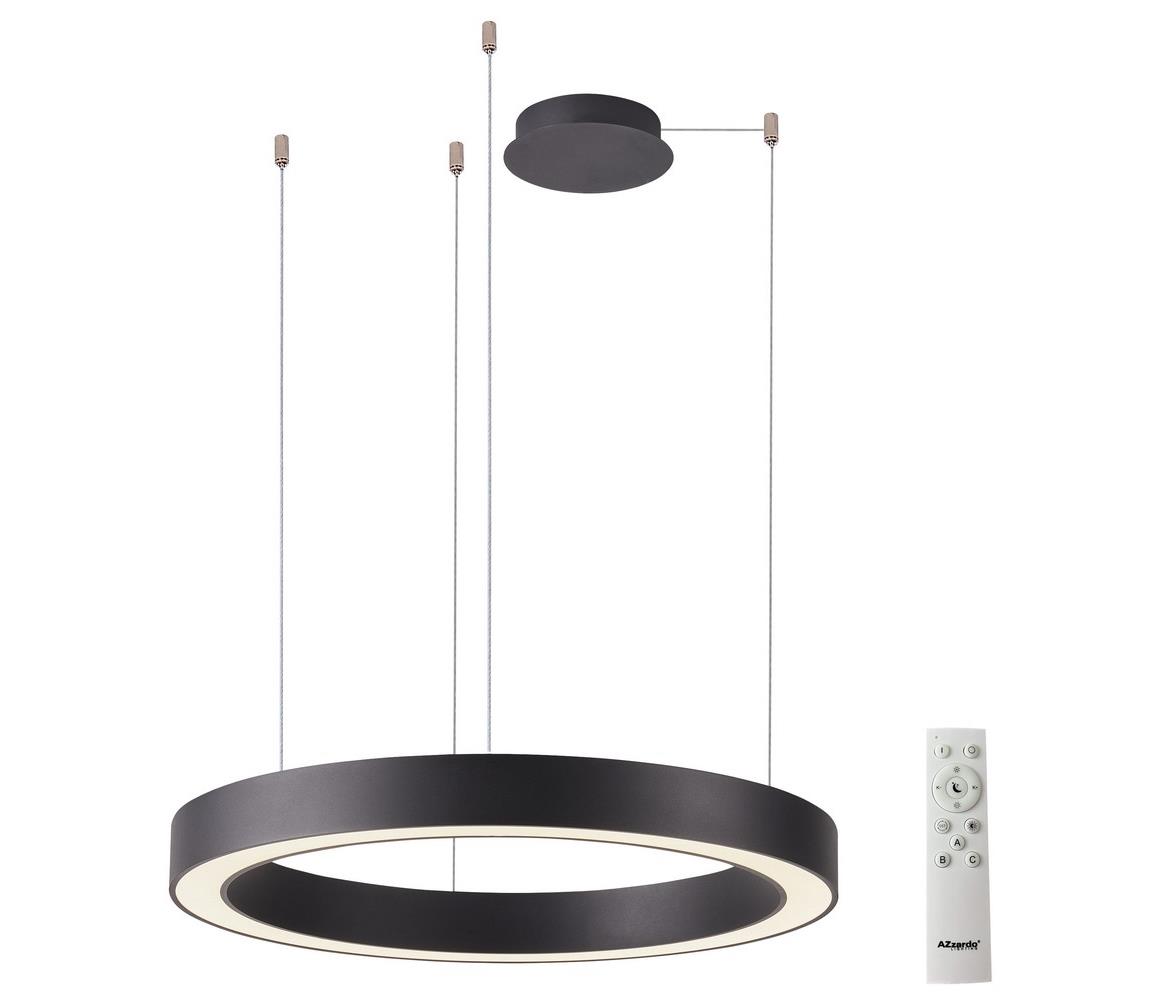 Azzardo  - LED Stmívatelný lustr na lanku MARCO LED/60W/230V černá + DO 