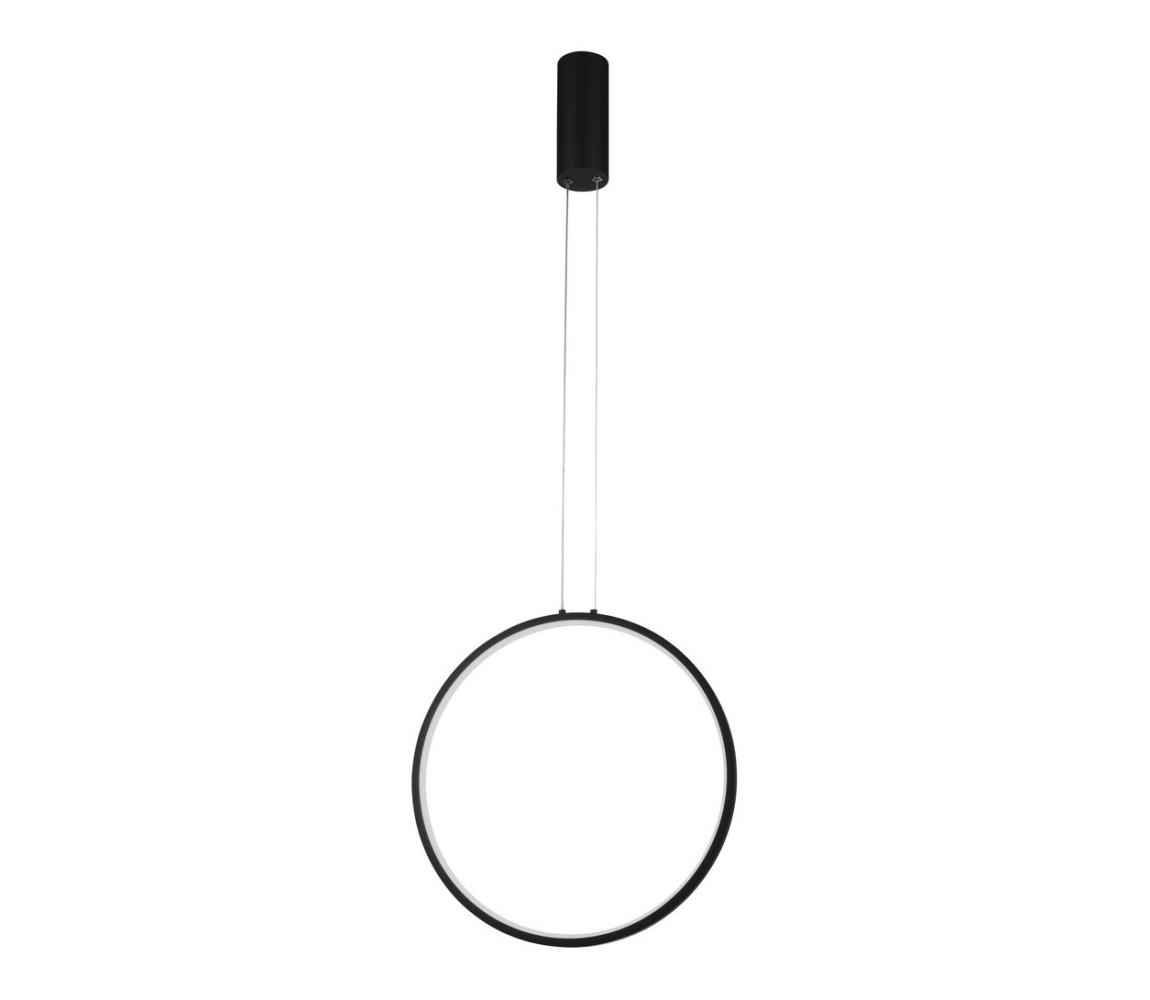 Azzardo  - LED Stmívatelný lustr na lanku MASSIMA LED/25W/230V černá 