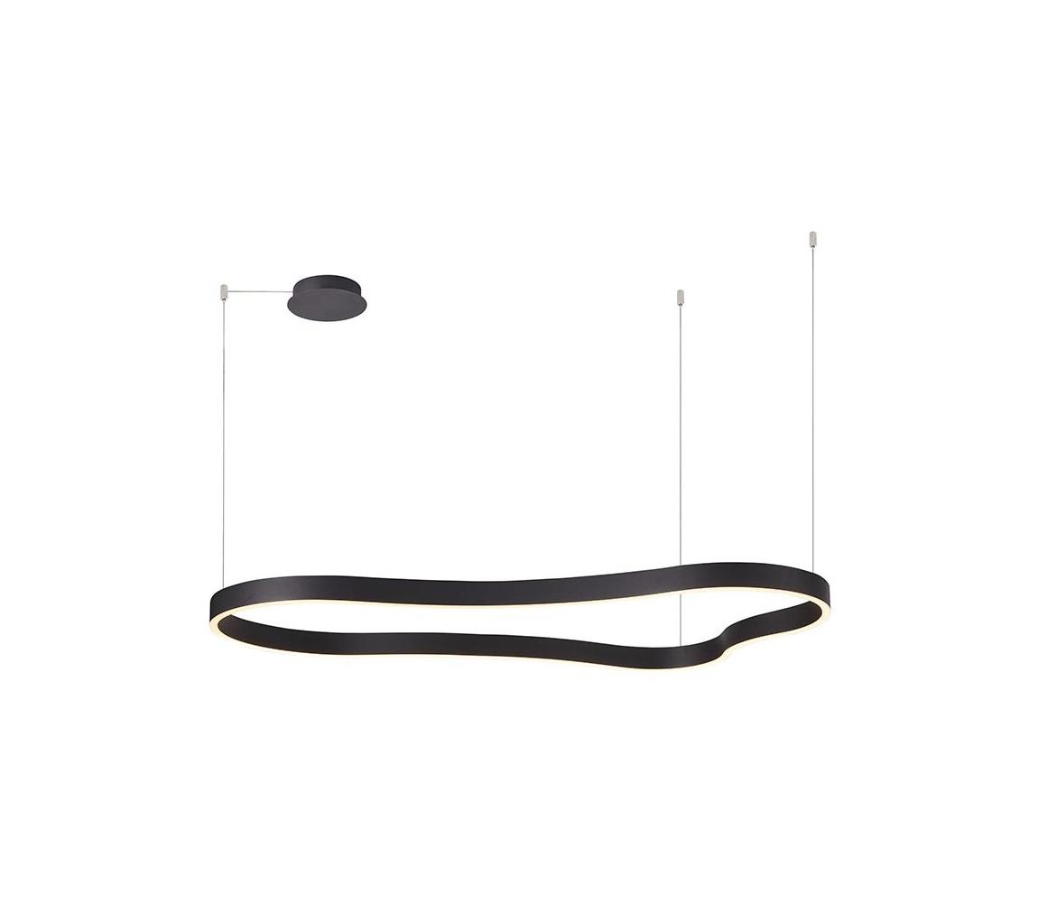Azzardo  - LED Stmívatelný lustr na lanku MIRABELLA LED/60W/230V černá 