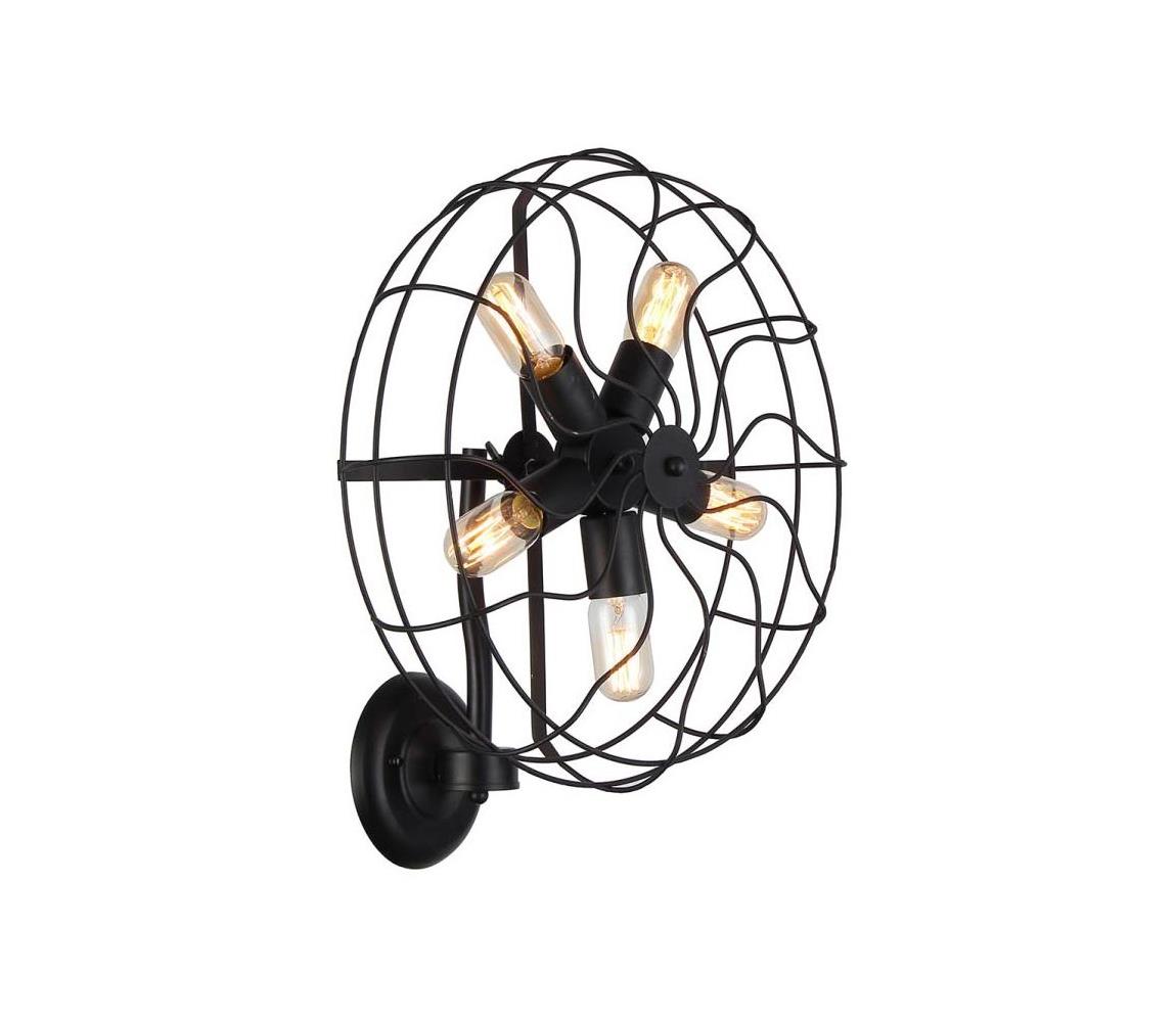 Azzardo  - Nástěnné svítidlo FAN 5xE27/60W/230V 