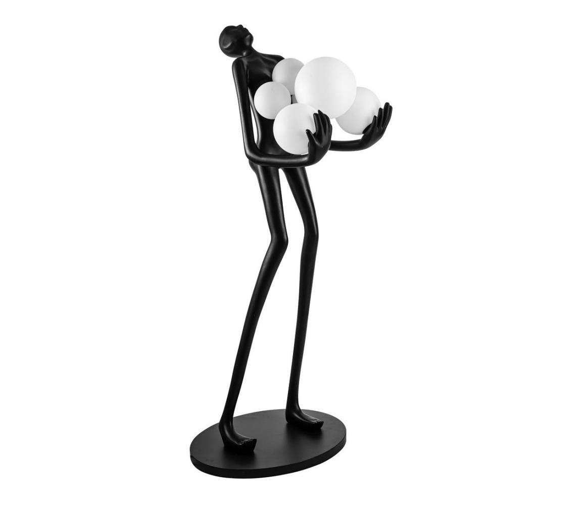 Azzardo  - Stojací lampa ATLAS 6xE14/50W/230V 180 cm pryskyřice 