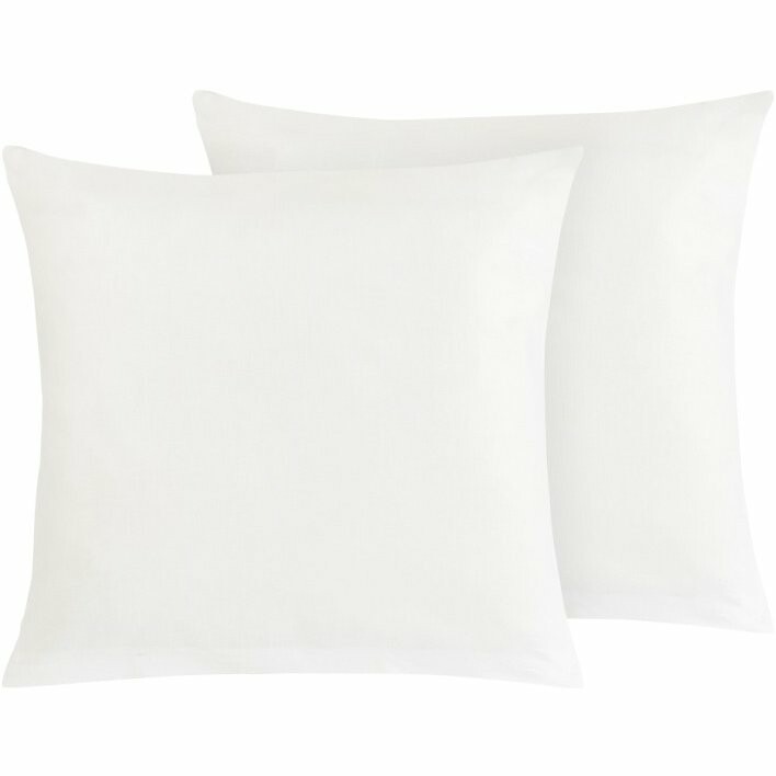 Bellatex Bavlněné povlaky na polštář bílá, 40 × 40 cm, 2 ks, 40 x 40 cm