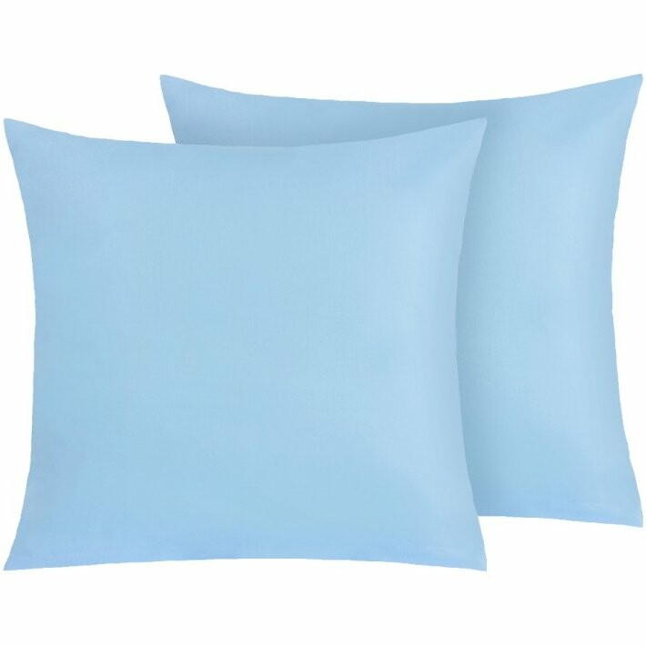 Bellatex Bavlněné povlaky na polštář modrá, 45 × 45 cm, 2 ks, 45 x 45 cm