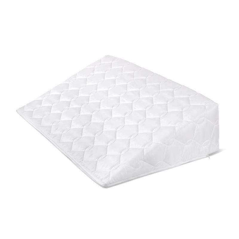 Bellatex Klínový podhlavník s proševem bílá, 80 x 50 x 20 cm
