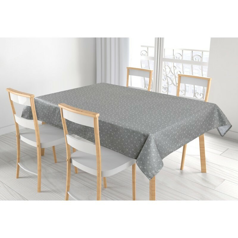 Bellatex Ubrus Adéla Pnoucí kvítek šedá, 100 x 100 cm, 100 x 100 cm