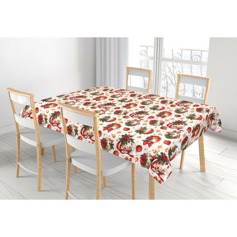 Bellatex Ubrus Vánoční ozdoby, 120 x 140 cm, 120 x 140 cm