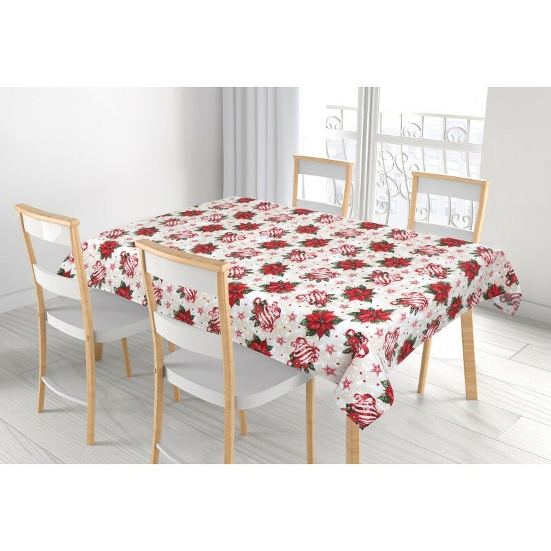Bellatex Ubrus Vánoční ozdoby Cesmína, 70 x 70 cm, 70 x 70 cm