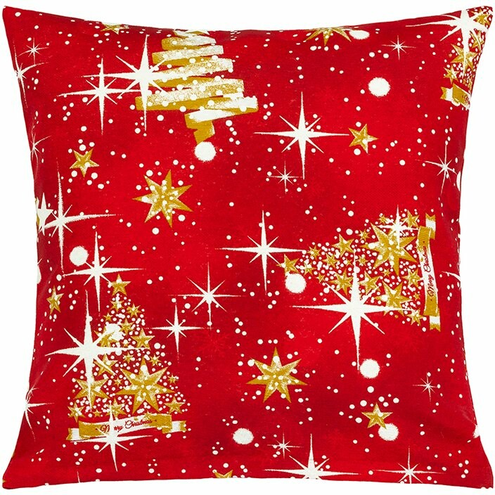 Bellatex Vánoční polštářek s povlakem Vánoční stromek, 40 × 40 cm