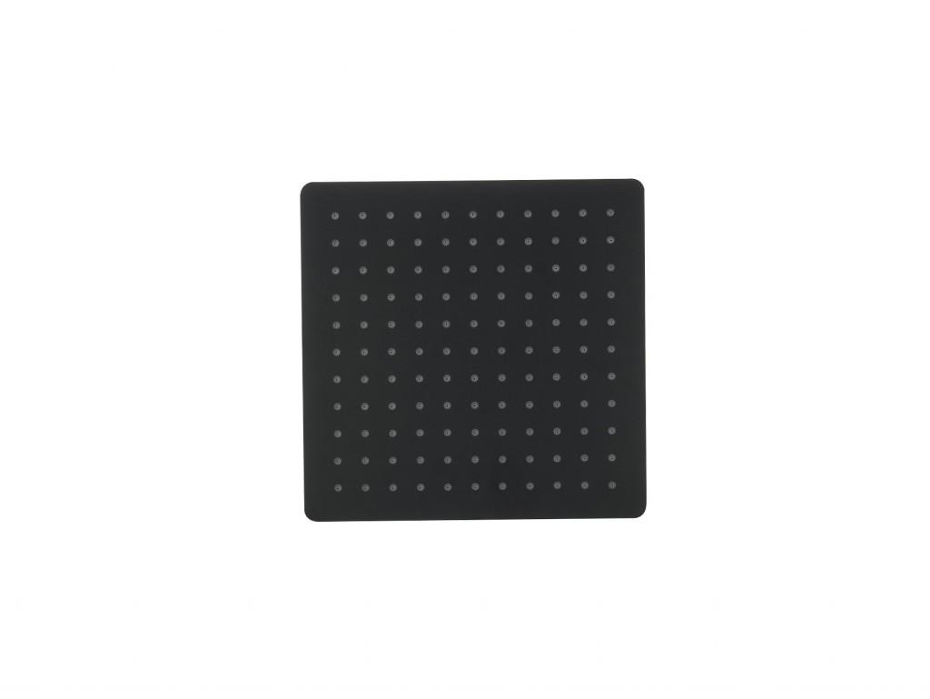 BESCO Hlavová sprcha SLIM UNI S hranatá Barva Černá , Rozměr hlavové sprchy  300 × 300 mm BADPUKCZ