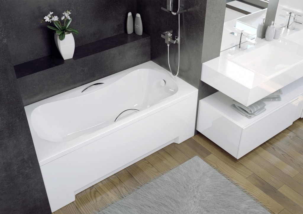 BESCO Obdélníková vana ARIA Nožičky k vaně Bez nožiček, Rozměr vany 150 × 70  VANARIA150