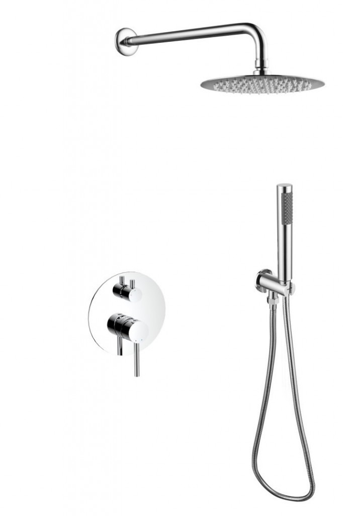 BESCO Podomítkový sprchový set SLIM DECCO/ILLUSION II/VEO Chrom BABPDIIICH