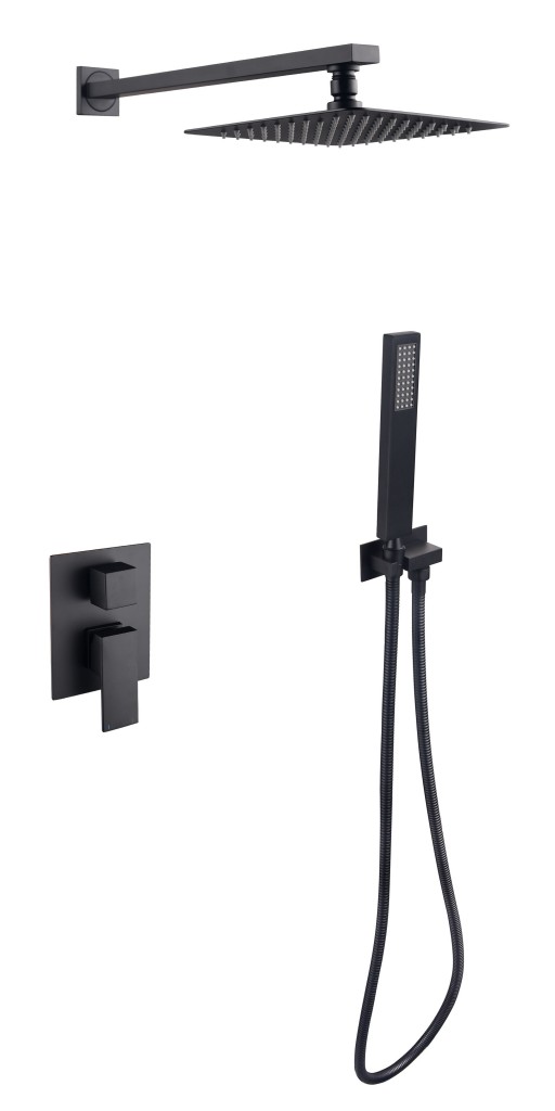 BESCO Podomítkový sprchový set SLIM MODERN/VARIUM II Černá BABPMVIICZ