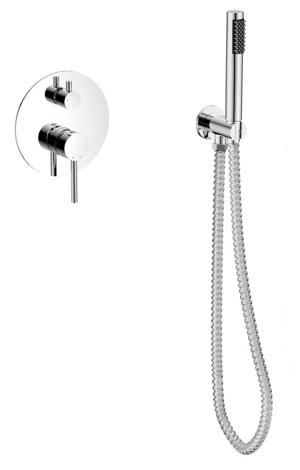 BESCO Podomítkový sprchový/vanový set VEO II chrom BABWVSPCHII