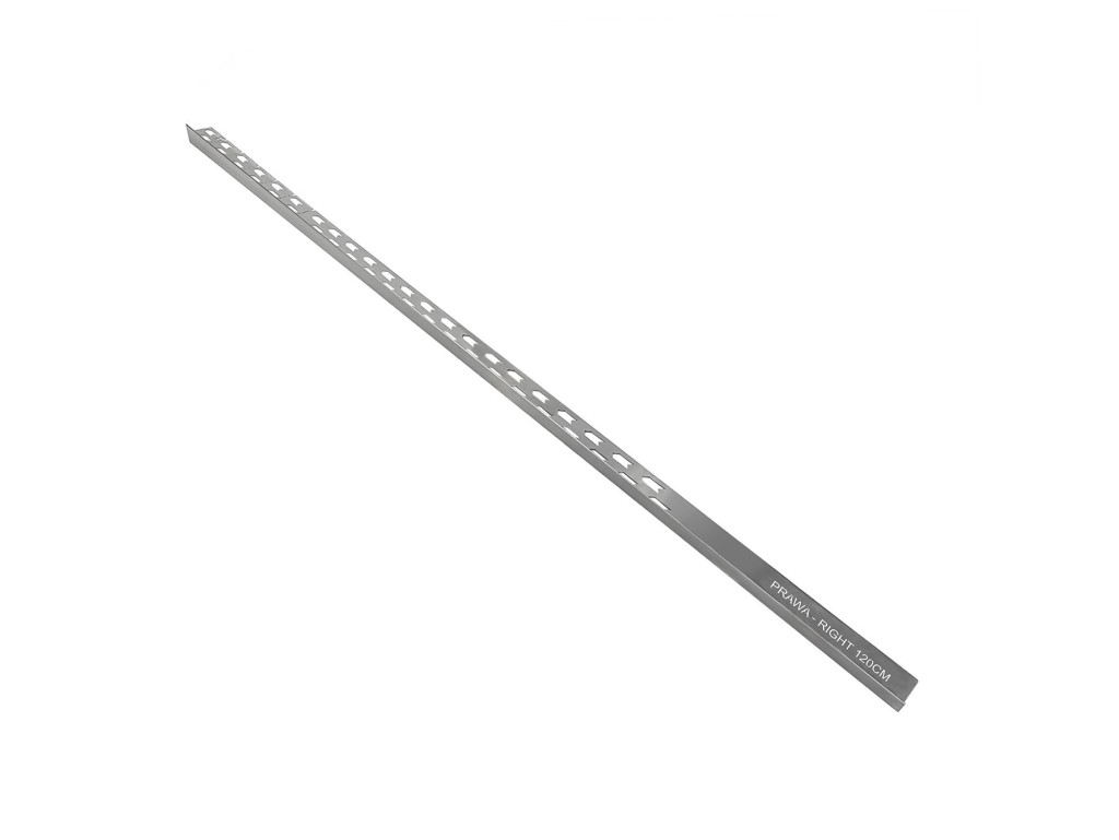 BESCO Spádová lišta NEO CHROM Barva Chrom, Materiál Nerez, Rozměr A 150, Varianta Pravá ZLLSN150PCH