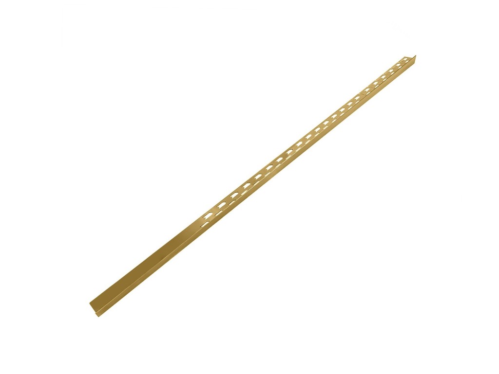 BESCO Spádová lišta NEO GOLD Barva Zlatá, Materiál Nerez, Rozměr A 120, Varianta Levá ZLLSN120LZL