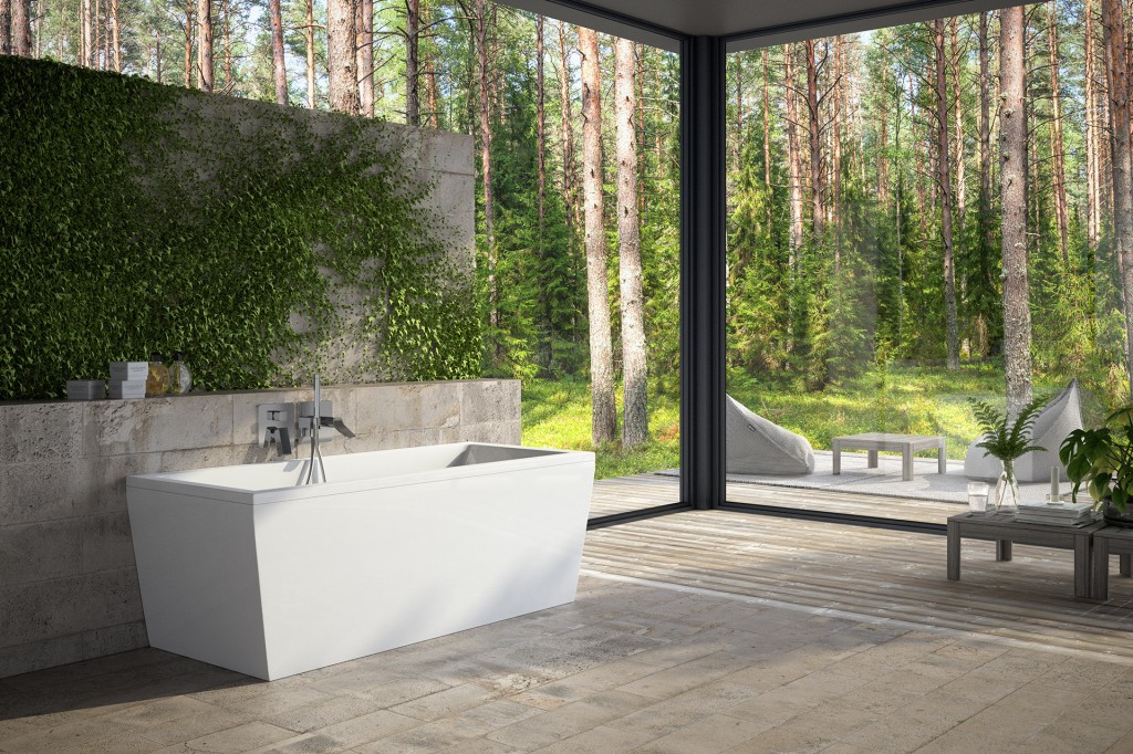 BESCO Volně stojící vana VENA Barva Bílá, Rozměr vany 170 × 75  VANLUN170