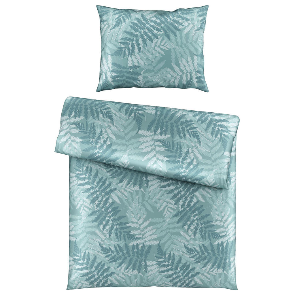 Bio:Vio POVLEČENÍ, satén, modrá, 140/200 cm 1