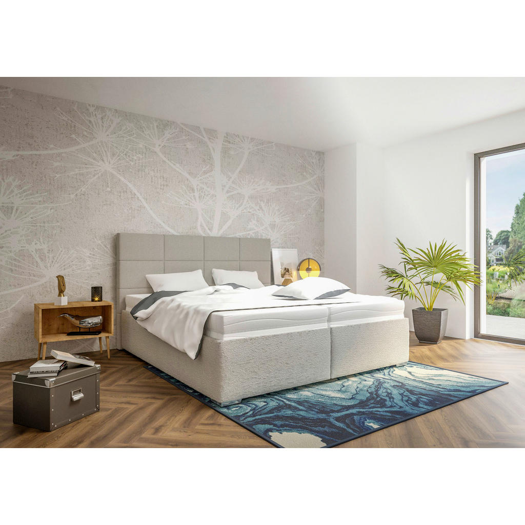 Blanar ČALOUNĚNÁ POSTEL, 180/200 cm, šedá 1