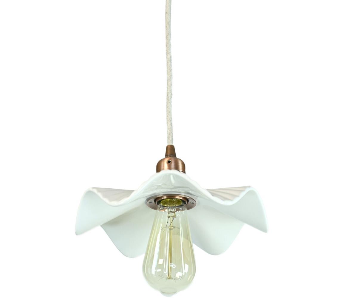 Bohemia-Design - Porcelánový lustr na lanku 1xE27/60W/230V PLL07052