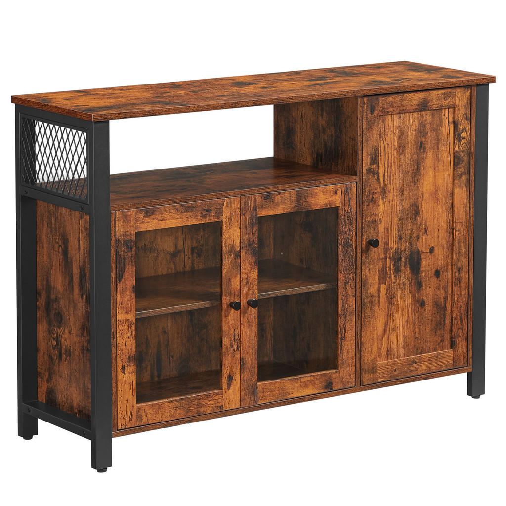 Boxxx KOMODA, hnědá, černá, 110/75/33 cm