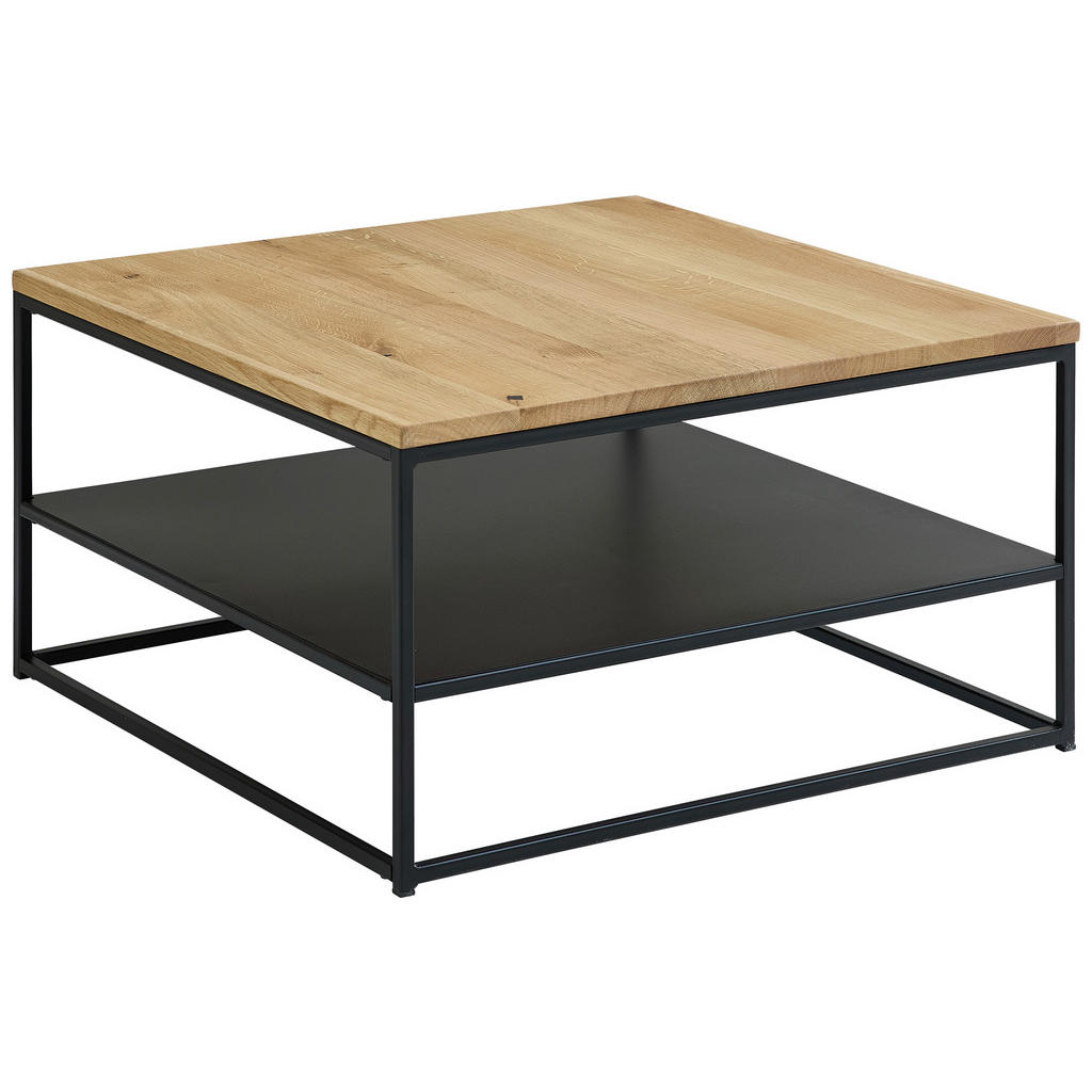 Boxxx KONFERENČNÍ STOLEK, černá, barvy dubu, dřevo, kov, 75/75/40 cm
