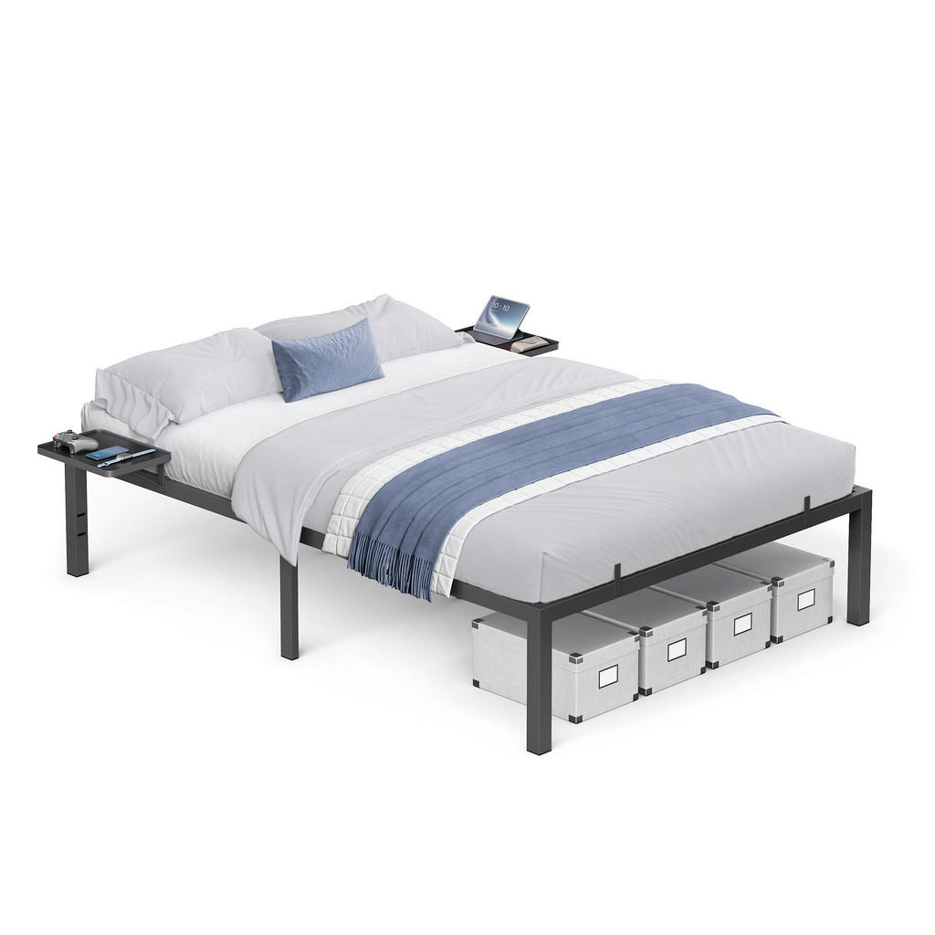 Boxxx KOVOVÁ POSTEL, 140/200 cm černá