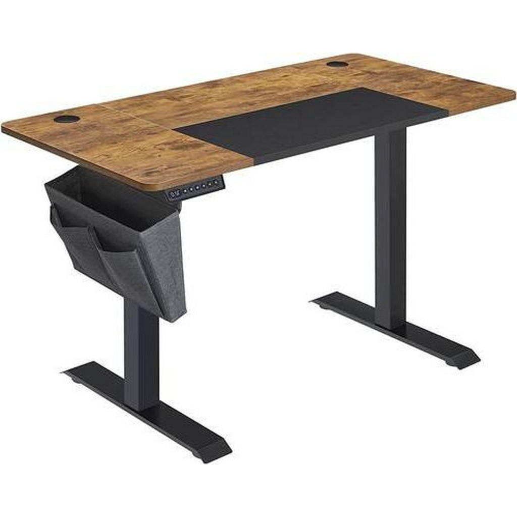 Boxxx PC STŮL, hnědá, černá, 120/60/72-120 cm