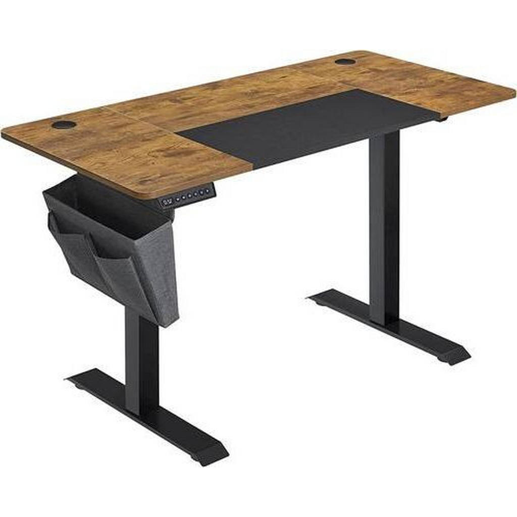 Boxxx PC STŮL, hnědá, černá, 140/60/72-120 cm