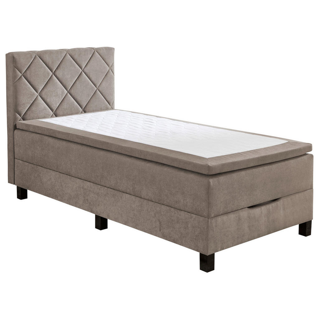 Boxxx POSTEL BOXSPRING, 120/200 cm, šedohnědá