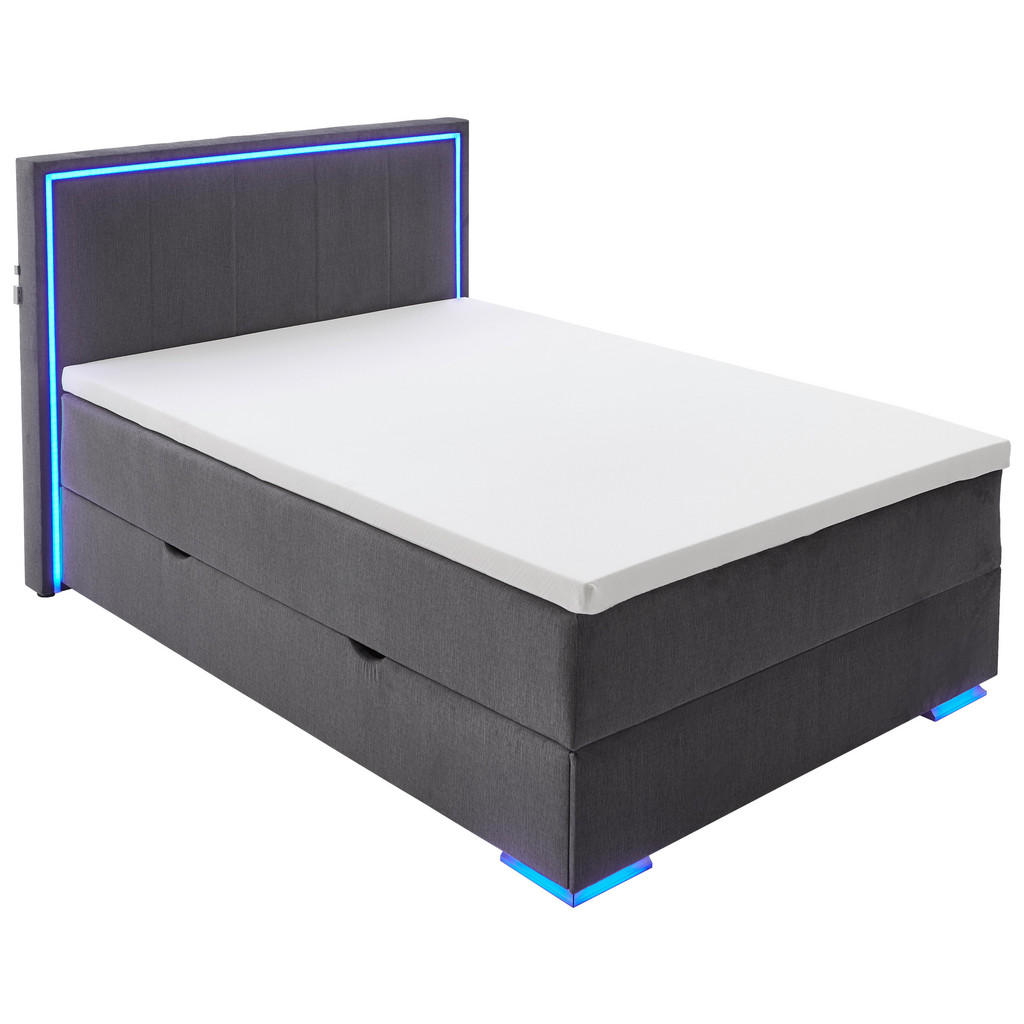 Boxxx POSTEL BOXSPRING, 140/200 cm, antracitová